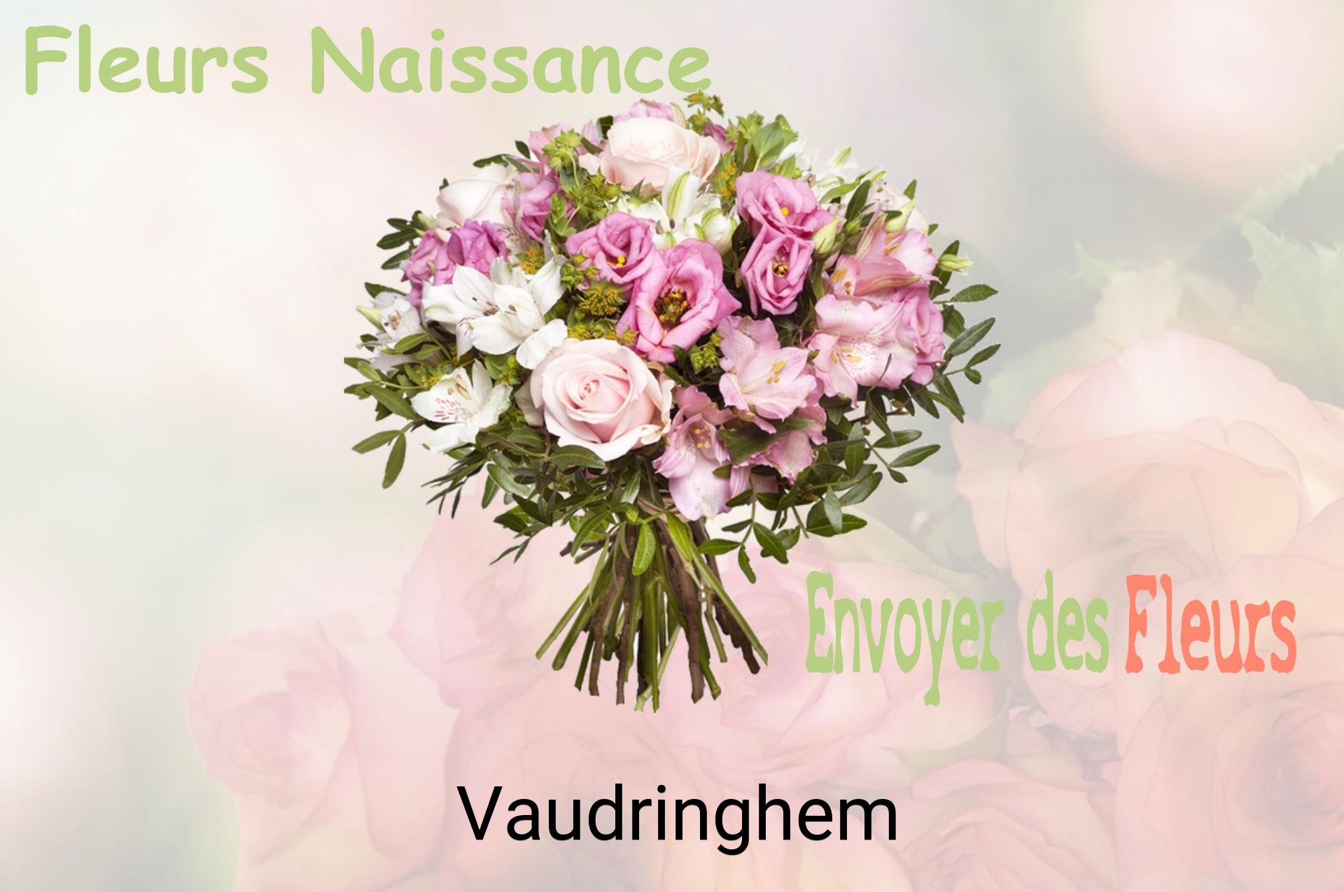 Bouquet de fleurs de naissance livré à Vaudringhem